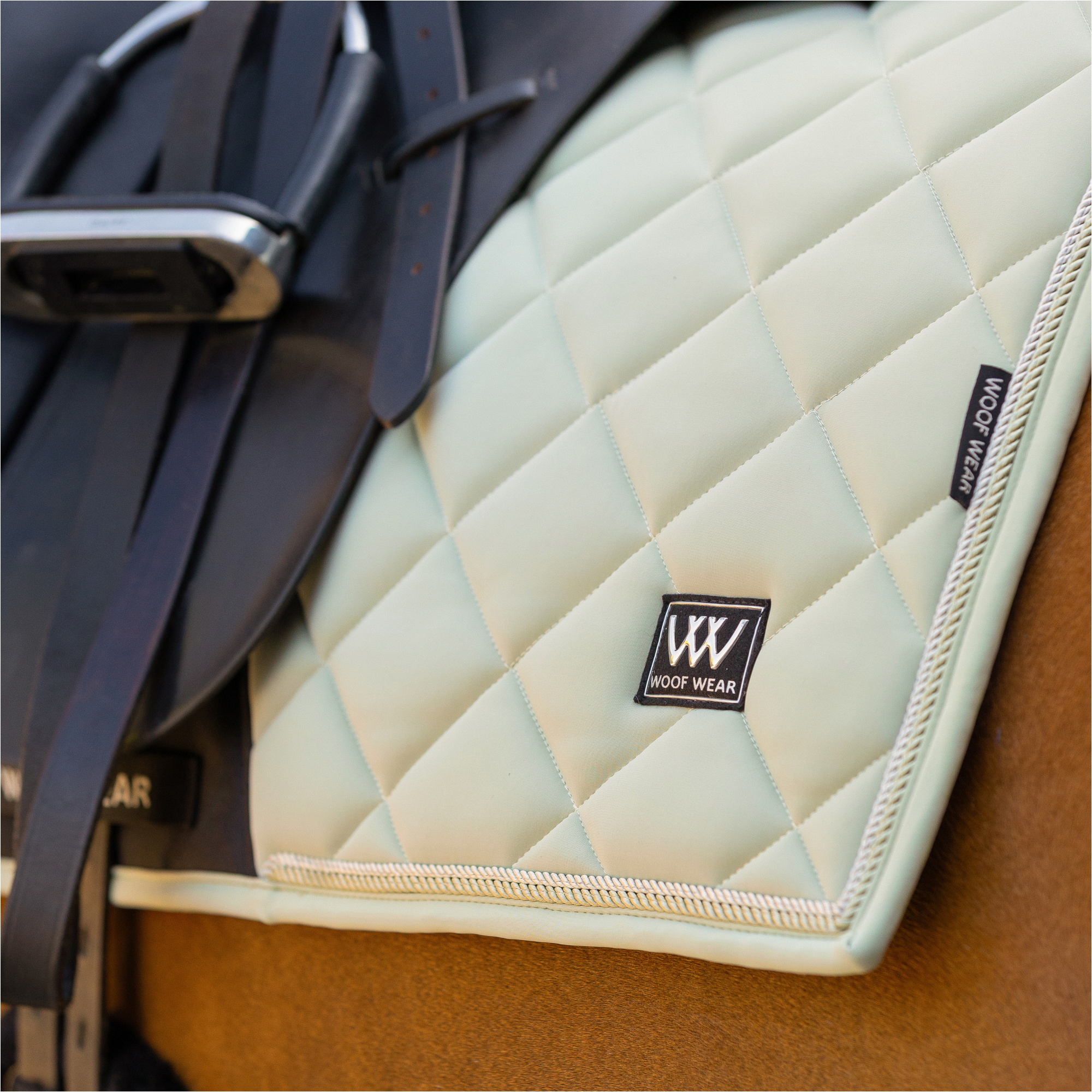 2025 Woof Wear Vision Aura Dressage Saddle Pad WS0041-SAGE - Sage Green